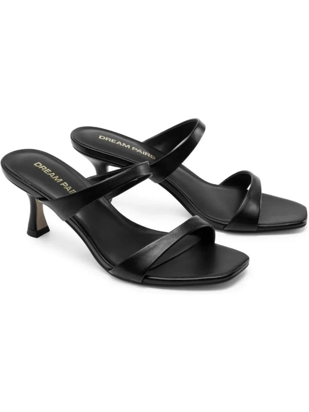 Stylish Women's Two-Strap Heel Sandals - Perfect for Summer & Parties